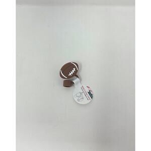 Football Tumbler Straw Topper